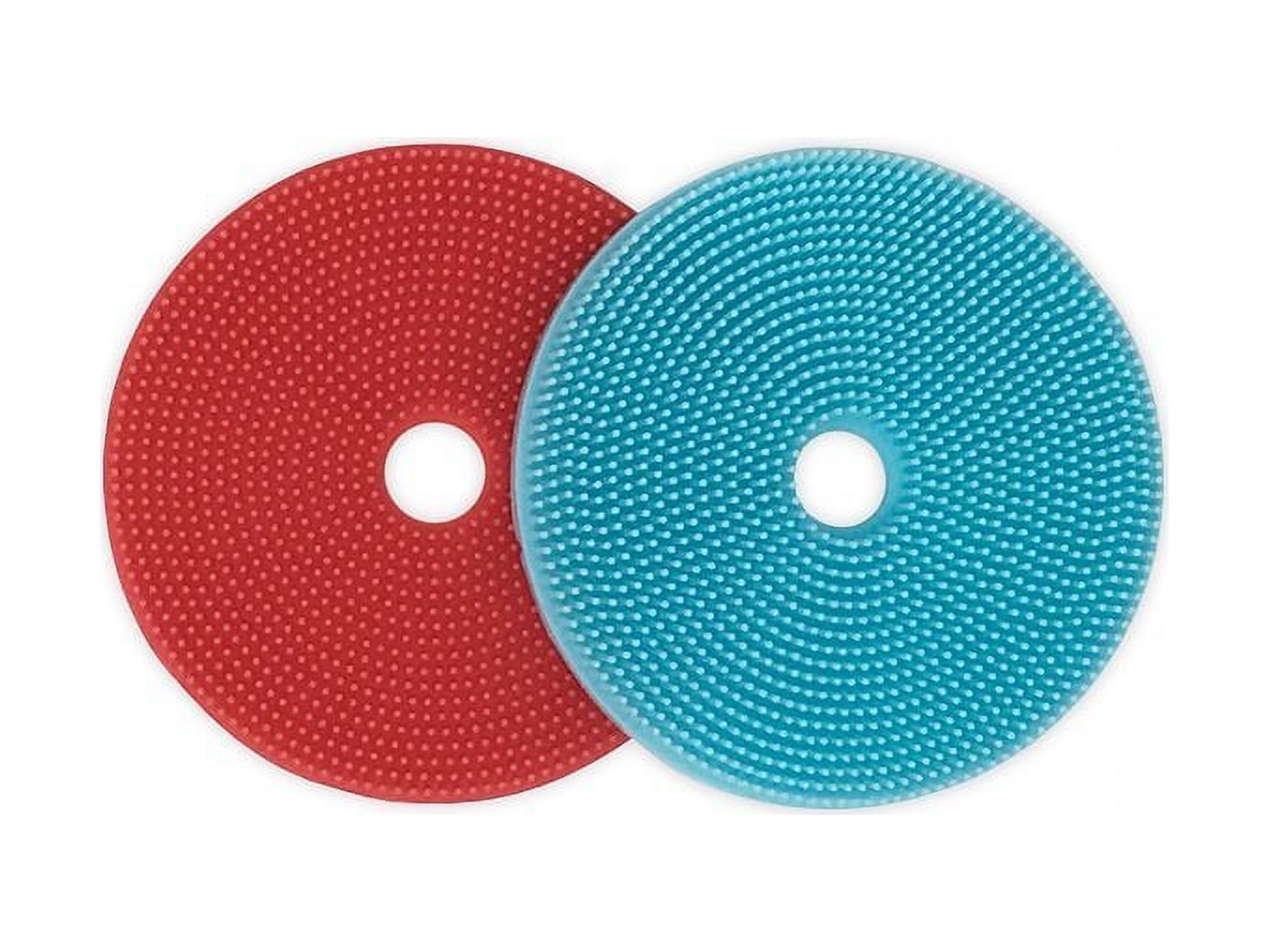 Spike Silicone Fij-It - Fidget Tactile Sensory Motor Aid for School, Home, Work (RED/AQUA)