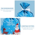 thumbnail image 4 of Miangastore 5Pcs Christmas Candy Bags Drawstring Candy Packing Bags Party Treat Bags (Assorted Color), 4 of 9
