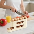 thumbnail image 4 of The Three Layer Egg Storage For The Refrigerator The Space Saving Dispenser And The Egg Storage Container For The Refrigerator Are Made Of Sturdy Materials Kitchen Booth Vacuum Sealed Container Boxes, 4 of 4