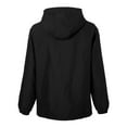 thumbnail image 5 of Harriton M73 Unisex Flex Twill Hooded Jacket-Black-XS, 5 of 6