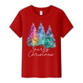 thumbnail image 2 of Lroveb Christmas Shirts for Women Plus Size Print Round Neck Short Sleeve T Shirt Top Graphic T Shirts, 2 of 5
