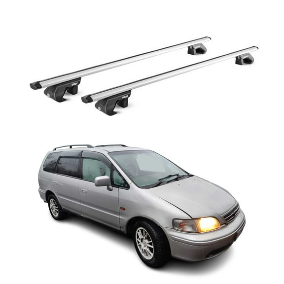OMAC Roof Rack Cross Bars Luggage Carrier for Honda Odyssey 1995-1998 Alu Grey 2Pcs