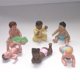 thumbnail image 1 of Miniatures Baby Action Figure Model Cute Crawl Sitting Kids Doll Infant Fairy Garden Decor House Accessories Child Toys GiftB He Qiyong unisex, 1 of 1