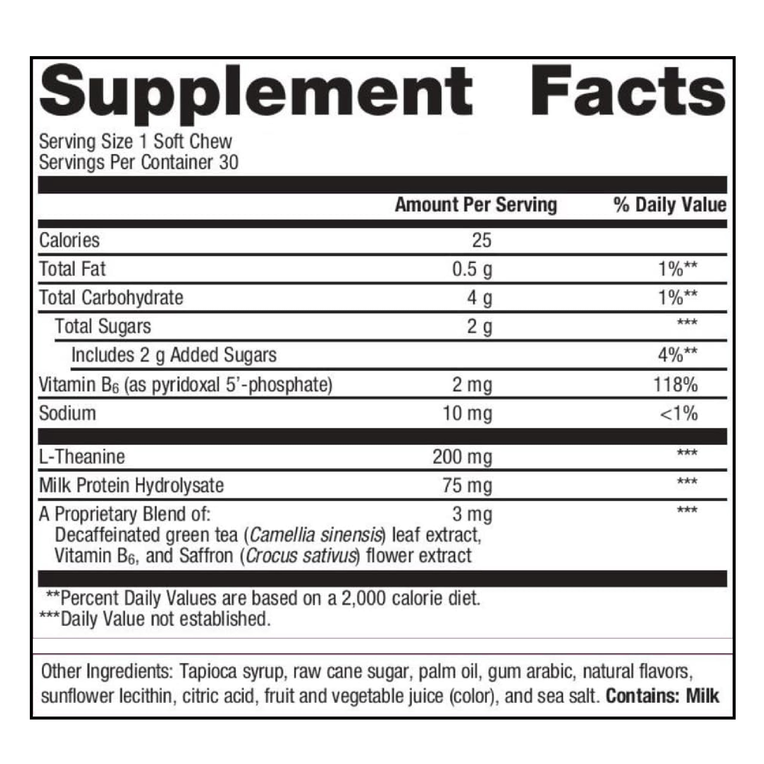 Metagenics HerWellness Rapid Stress Relief - Women's Stress Support Supplement with Saffron, L-Theanine & Vitamin B6* - Mixed Berry Flavor, 30 Soft Chews