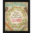 thumbnail image 2 of Melody Hogan 12x14 Black Modern Wood Framed Wall Art Titled - Christmas Kitchen 4, 2 of 6