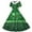 Navy A, variant on BRGZLK Girls Stretchy Dress Hepburn Style Saint Patricks Day Holiday Shamrock Print Short Sleeve Turn Down Collar Dress Kids Irish Dresses Party Outfits Yellow 9-10 Years
