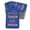 Blue, variant on Inkdotpot Silver Foil Paper Hang Tags Good Bye Tension Hello Pension Retirement Favor Tags 100 Pieces