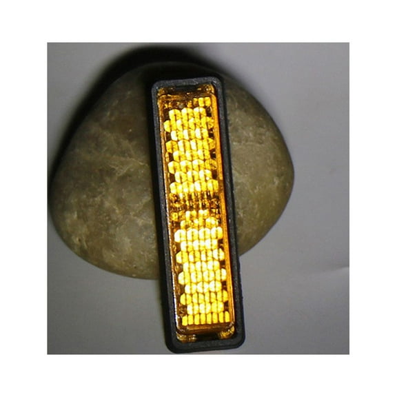 LABSERRON Bike Safety Reflectors 20Pcs Black Flat Reflectors for Night Riding Optical Reflection Principle