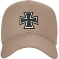 thumbnail image 2 of Iron Cross Baseball Cap Men Women - Classic Trucker Hat Adjustable Plain Hat Black, 2 of 8
