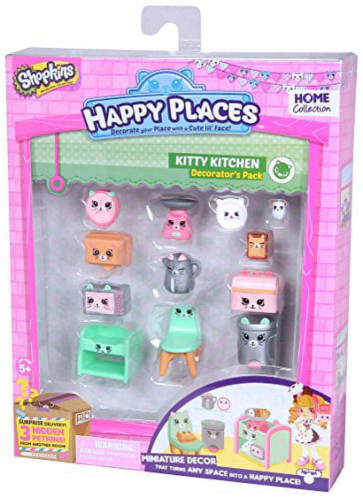Happy Places Shopkins Decorator Pack Kitty Kitchen Walmart