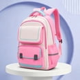 thumbnail image 2 of WAYUTE Kids Backpack Color Block Back to School Backpack Lightweight Breathable Padded Straps Large Capacity Elementary Bookbag Casual Outdoor Travel, 2 of 3