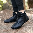 thumbnail image 2 of YLYL Winter Boots for Men Women Waterproof Chunky Heel Slip on Lace Up Slip on Outdoor Walking Boots, 2 of 9