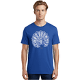 thumbnail image 2 of Blue-Peacock Mens Graphic Tee, 100% Cotton, Casual Summer Wear BAA176, 2 of 2