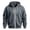 Dark Gray ①, variant on Chiccall Full Zip Hoodie for Men Drawstring Long Sleeve Hooded Sweatshirts Casual Fashion Athletic Solid Jacket with Pocket