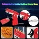 thumbnail image 4 of Lanzador de juguete con banda de goma plegable, juego de pistola con llavero (rojo), 4 of 5