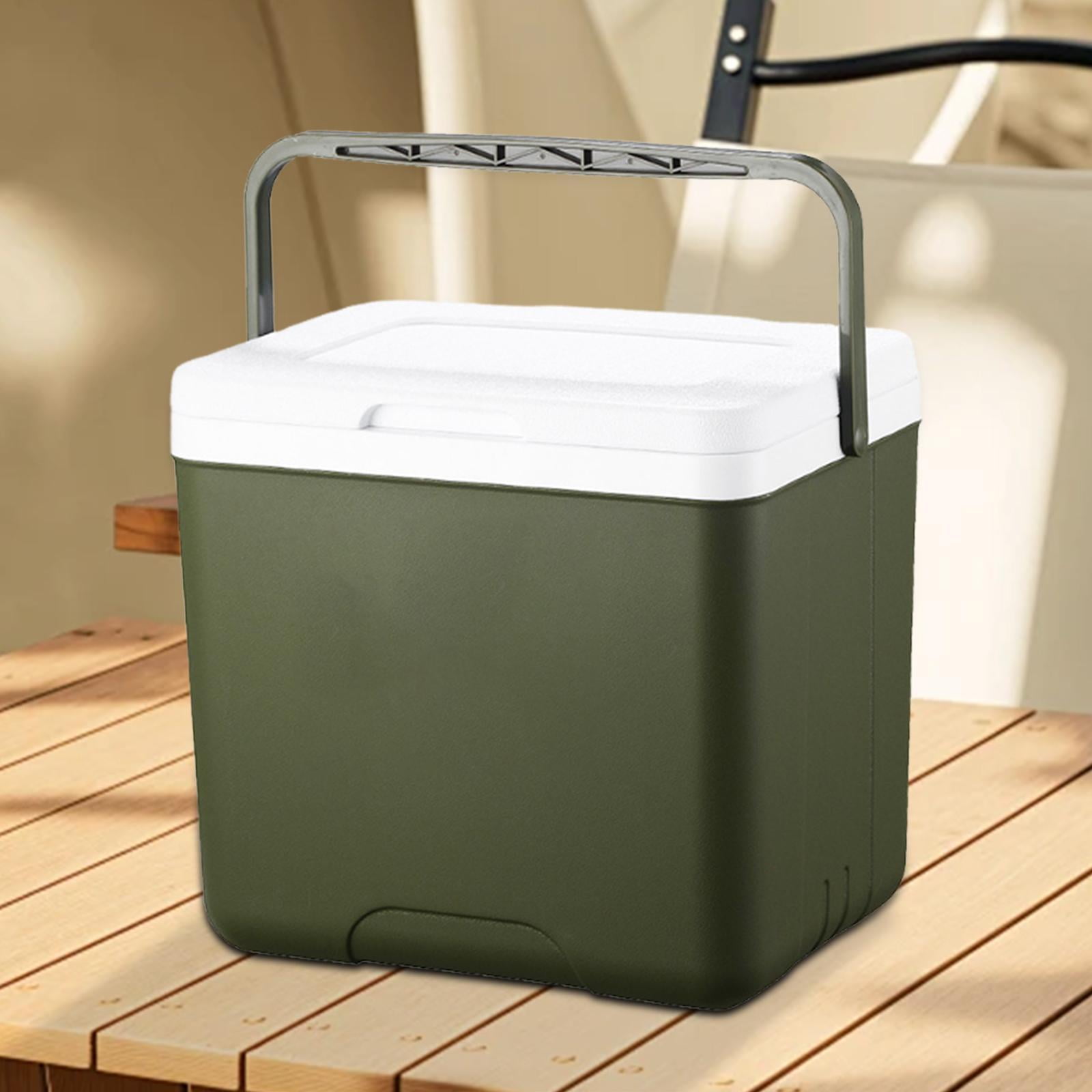 Miulika Container Portable Beverage Storage Organizer Hot/Cold Retention Ice Chest Small for BBQ Picnic Beach Party 24L