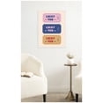 thumbnail image 2 of Kate and Laurel Framed Canvas Wall Art Print LuckyYouTicket by Rachel Lee 3 Birdies Studio, 18 x 24 Sylvie White Frame, Vintage, Typography Art for Wall Decor, 2 of 8