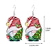 thumbnail image 3 of Puntoco Pendientes De Madera Árbol De Navidad Elk Gnomo Santa Pendientes Colgantes Pendientes De Navidad H,Decoración Hogareña, 3 of 4