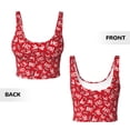 thumbnail image 6 of Uemuo Hohoho3 Pattern Women's Sports Bra - High Impact Support, Breathable, and Comfortable Athletic Bra for Running, Yoga, and Workouts, 6 of 9