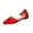 Red, variant on Women Pointed Toe D'Orsay Ankle Strap Flat Pumps Suede Adjustable Strap Footwear For Office Casual Outdoor Daily Commute Wedding