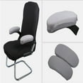 thumbnail image 2 of veasfak Gray Chair Armrest Covers Elastic Protector Armchair Arm Cover 35x9cm 1 Pair, 2 of 6