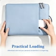 thumbnail image 6 of 15.6 inch Laptop Sleeve, Waterproof Lightweight Protective Cover Bag, Computer Sleeve Handbag with 2 Pockets, Laptop Cover Compatible with 15.6" HP Dell G15 Computer Notebook, Black, 6 of 10