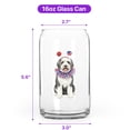 thumbnail image 5 of 4th of July Old English Sheepdog Celebrates Independence Day 16oz Glass Cup Mug Dog Lover Glass Can - 12010, 5 of 5