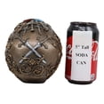 thumbnail image 4 of Knights Of Templar Medieval Heraldry Shield Crest With Swords Skull Statue Decor, 4 of 4
