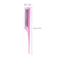 thumbnail image 5 of Aibecy 3-Row Teasing Comb Detangling Brush Rat Tail Comb Adding Back Coming Hairdressing Combs, 5 of 5