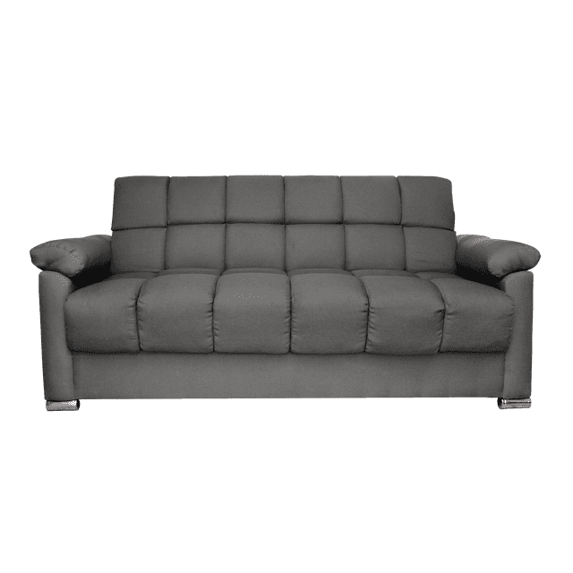 Sofa Cama Makora Meraki Futon Gris Obscuro Moderno Varias Posiciones Makora Moderno