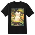 thumbnail image 2 of Plus Size Shirt for Women Black Tops for Women Short Sleeves Shirt for Women Cute Rabbit T Shirt Crewneck Shirt for Women XL, 2 of 5