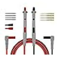 thumbnail image 2 of DEVMO Ensemble de Fils de Test Rigides Compatible Fluke Prise Banane Compatible avec Sonde de Multimètre Numérique Sonde de Test Électrique, 2 of 4