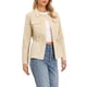 thumbnail image 4 of CHAQUETA DE LINO INSPIRE CHIC para Mujeres, con Cierre de Botón, Cintura con Cordón, Ligera, Chaquetas de Utilidad de Primavera Anorak 2026 S Caqui, 4 of 6
