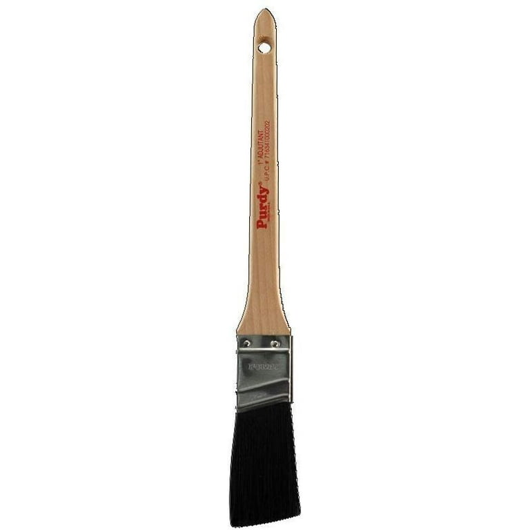 Purdy Black Bristle 1 In. Angular Trim Paint Brush 144024010, 1