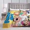 Family Guy Blanket, Funny Cartoon Family Guy Throw Blanket, Sfot