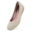 thumbnail image 3 of Flatgios Women's Ballet Flats, Knitted Dress Shoes, Round Toe Walking Flats Women Apricot-9, 3 of 7