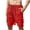 Red, variant on Inleife Mens Shorts Casual Beach Work Casual Short Trouser Short Pants for Men