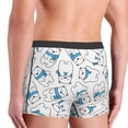 thumbnail image 4 of Rateoe Scarf Bear Mens Boxer Briefs Poly Spandex Performance Boxer Briefs Underwear Hem Boxer Briefs - XX-Large, 4 of 8