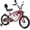 Red, variant on ICEELF 12 inch Kids Bike for Boys & Girls Ages 2-9, Bicycle with Training Wheels, Multi Color
