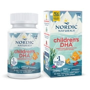 Nordic Naturals Children's DHA Mini Softgels, 250 Mg, Fish Oil, 90 Ct