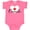 Hot Pink, variant on Inktastic Canada-heart and Maple Leaf Boys or Girls Baby Bodysuit