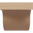 thumbnail image 2 of 6"W x 6"D x 6"H Wide Del Monte Rough Cedar Woodgrain TimberThane Corbel, Primed Tan, 2 of 6