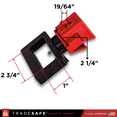 thumbnail image 2 of TRADESAFE Oversized Circuit Breaker Lockout Device, 480/600V Volt Clamp-On Breaker Lock, 3 Pack, 2 of 9