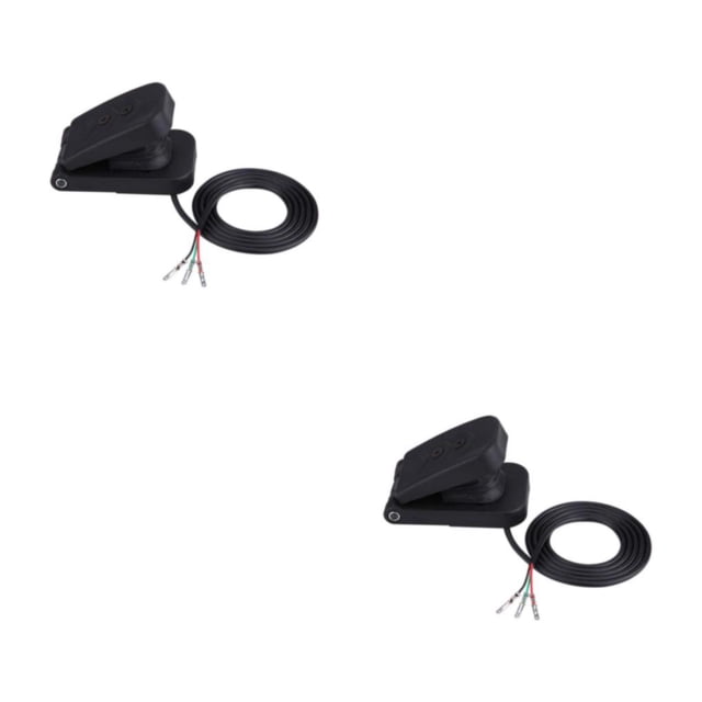 Speravity Aceleradores de Control de velocidad del acelerador del triciclo eléctrico pie de freno reemplazo de modificación de Scooter negro 2piezas