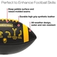 thumbnail image 5 of Huddle Hero Mini Football 2-Pack w/ Pump (Black/Green and Brown/White) (Black and Orange, Mini), 5 of 6