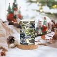 thumbnail image 2 of Yayeee Flameless Candles with Remote Flickering Battery Operated Multi Color Changing, Green Floral, 2 of 7