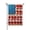 Style 2, variant on Patriotic Dogs Summer Garden Flag 12x18 Inch Double Sided American Flag Miniature Schnauzer Yard Flag Outdoor Decor House Banner