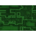 thumbnail image 1 of Ahgly Company Machine Washable Indoor Rectangle Transitional Green Area Rugs, 4' x 6', 1 of 7
