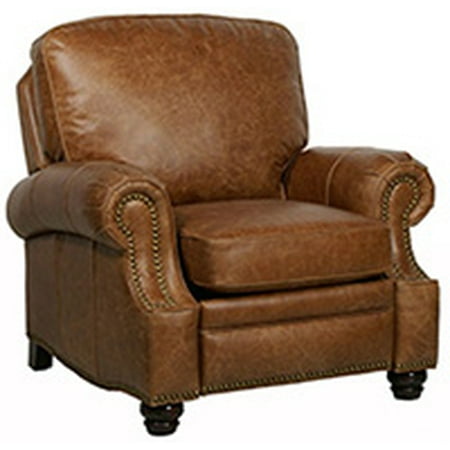 - Barcalounger Longhorn Chaps Saddle Leather Recliner Chair