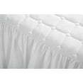 thumbnail image 4 of White Ruffles Skirt Bedspread Bed Blanket Quilted Elegant Bed Spreads Queen Size 1 Piece(not Include Pillowcases), 4 of 10